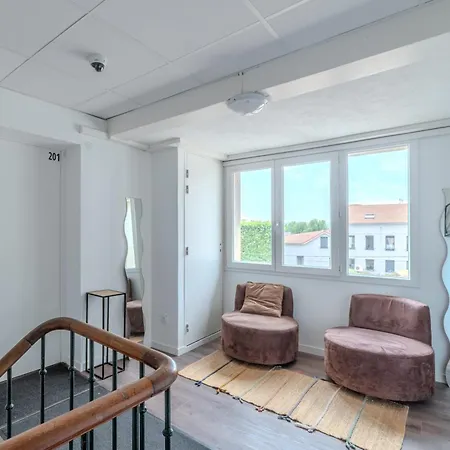 Tulipe Centre-ville - Parking & Clim Apartamento